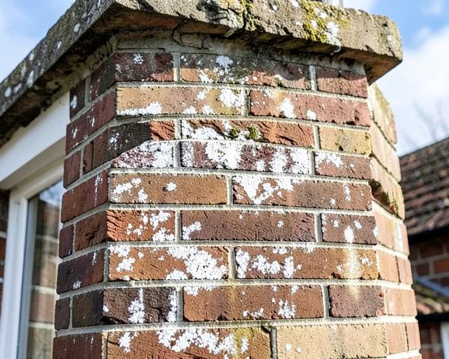 White Staining on Bricks