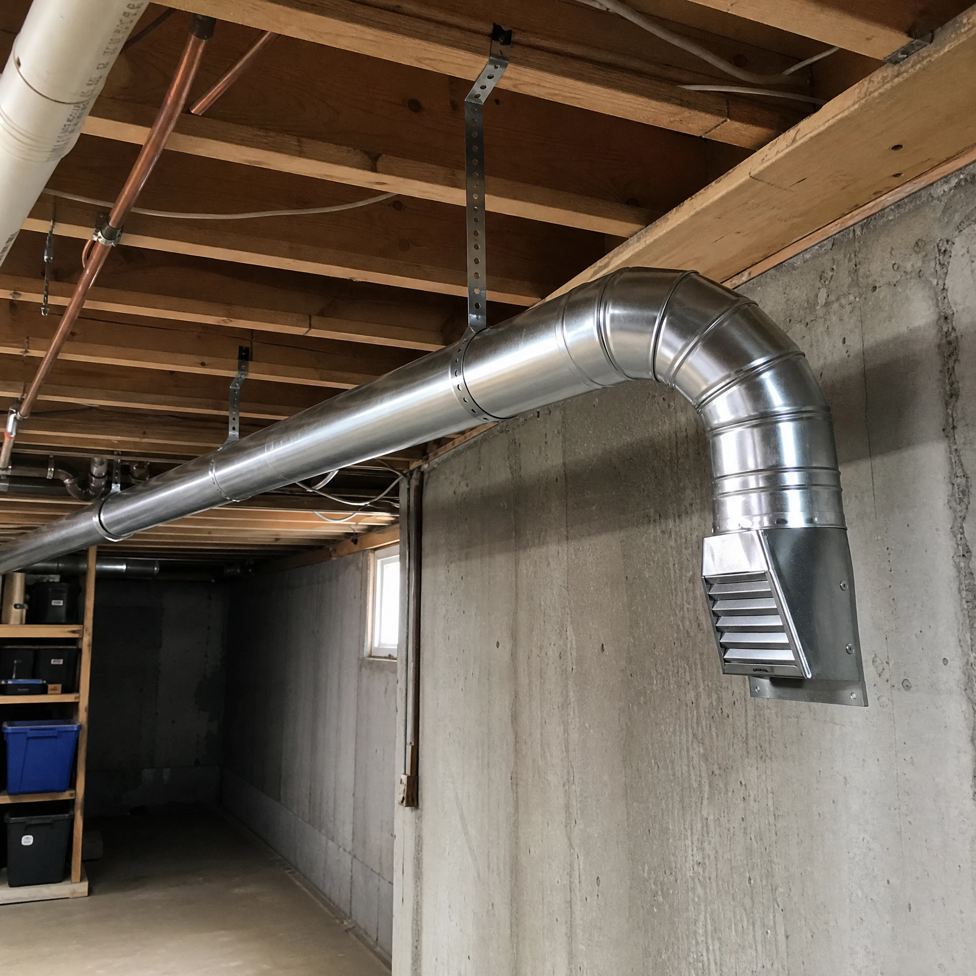 New duct installation